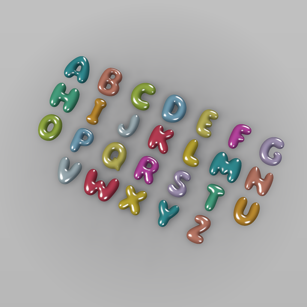 A-to-Z Shelf Letters