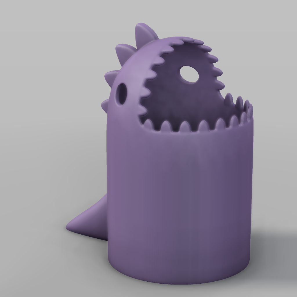 Dinosaur Trash Can
