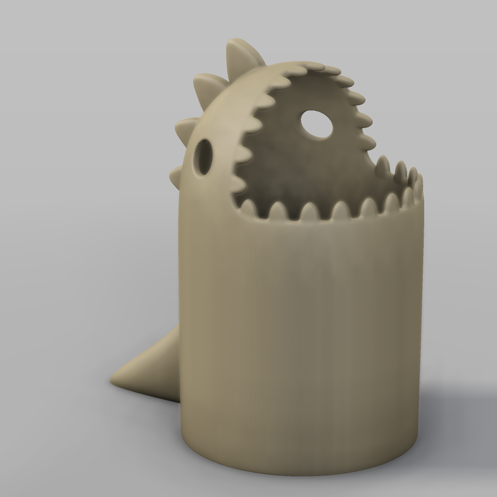 Dinosaur Trash Can