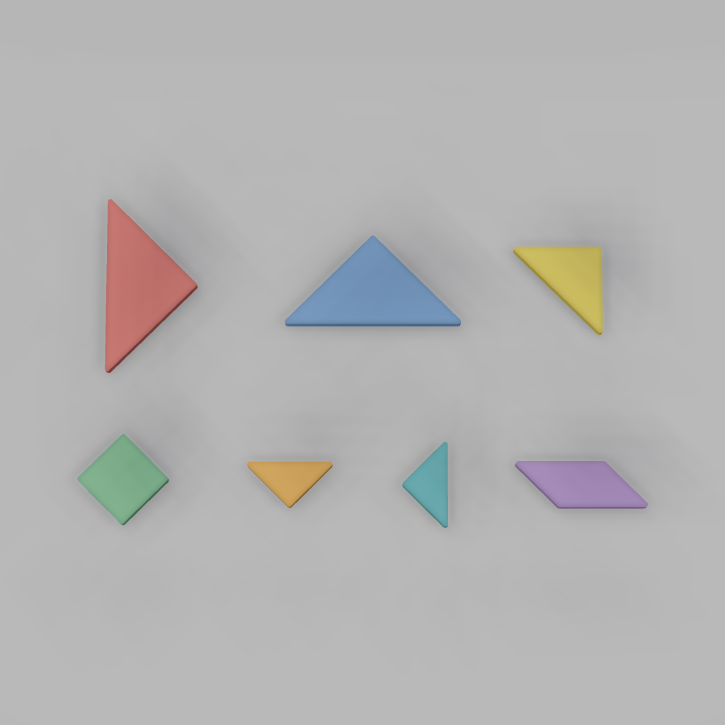 Tangram Desk Puzzle