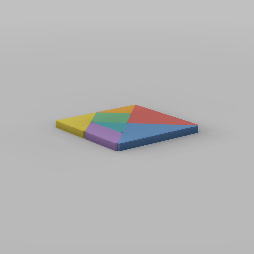 Tangram Desk Puzzle