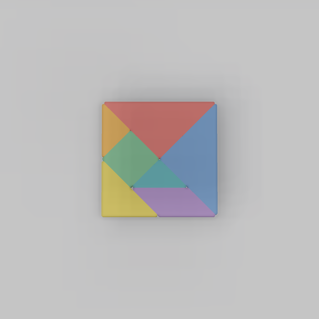 Tangram Desk Puzzle